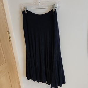 Coldwater Creek Navy A-Line Skirt